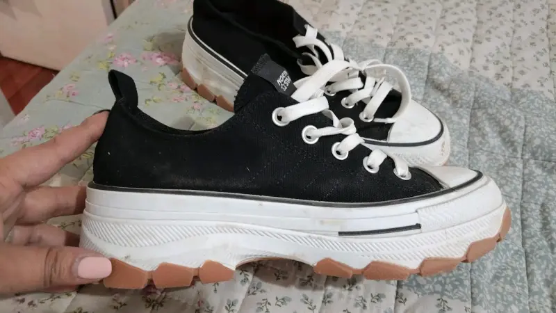 Zapatillas negras North Star con plataforma - 2