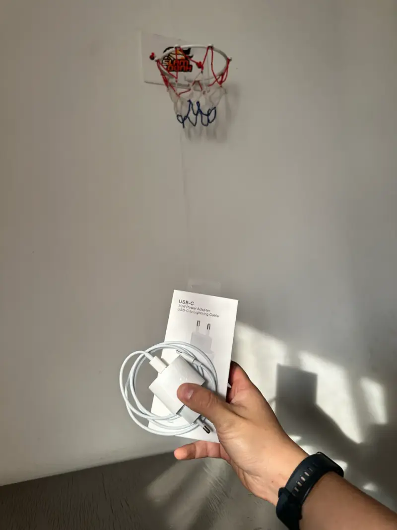 Cargador USB-C 20W con Cable Lightning - 1