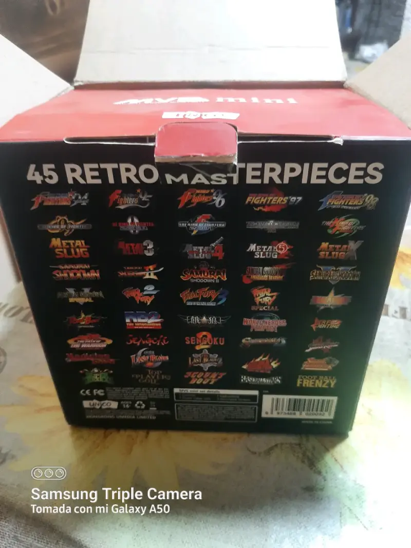 Consola Arcade MVS Mini con 45 Juegos Retro - 2