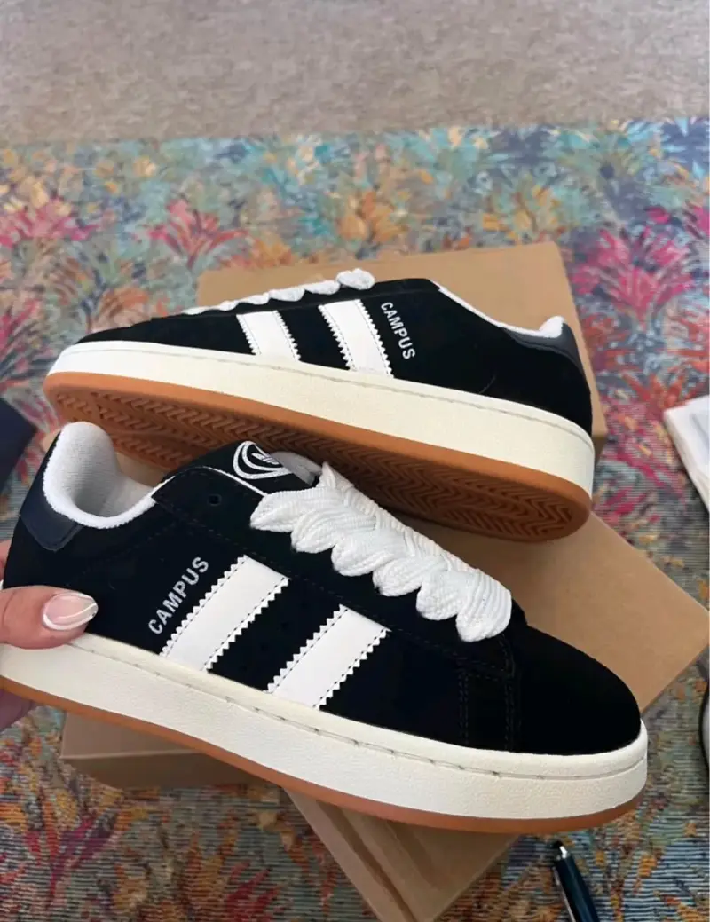 Zapatillas negras Adidas Campus clásicas