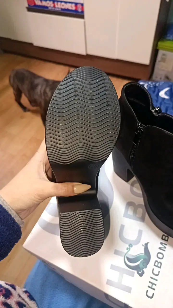 Botines de plataforma negros 35 - 2