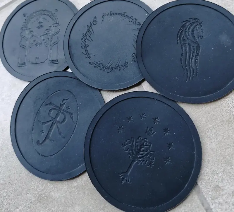 Posavasos de goma temático El Señor de los Anillos