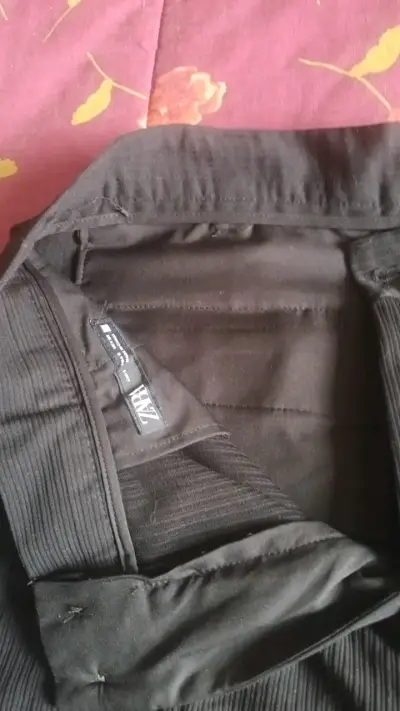 Shorts de vestir negros para hombre Zara - miniatura 2