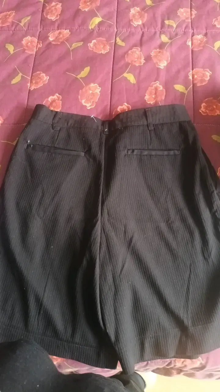 Shorts de vestir negros para hombre Zara - 3