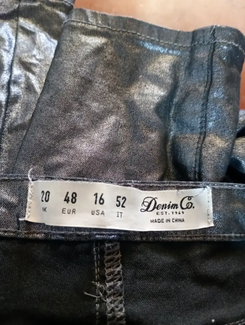 Pantalones de cuero sintético negro para hombre - 2