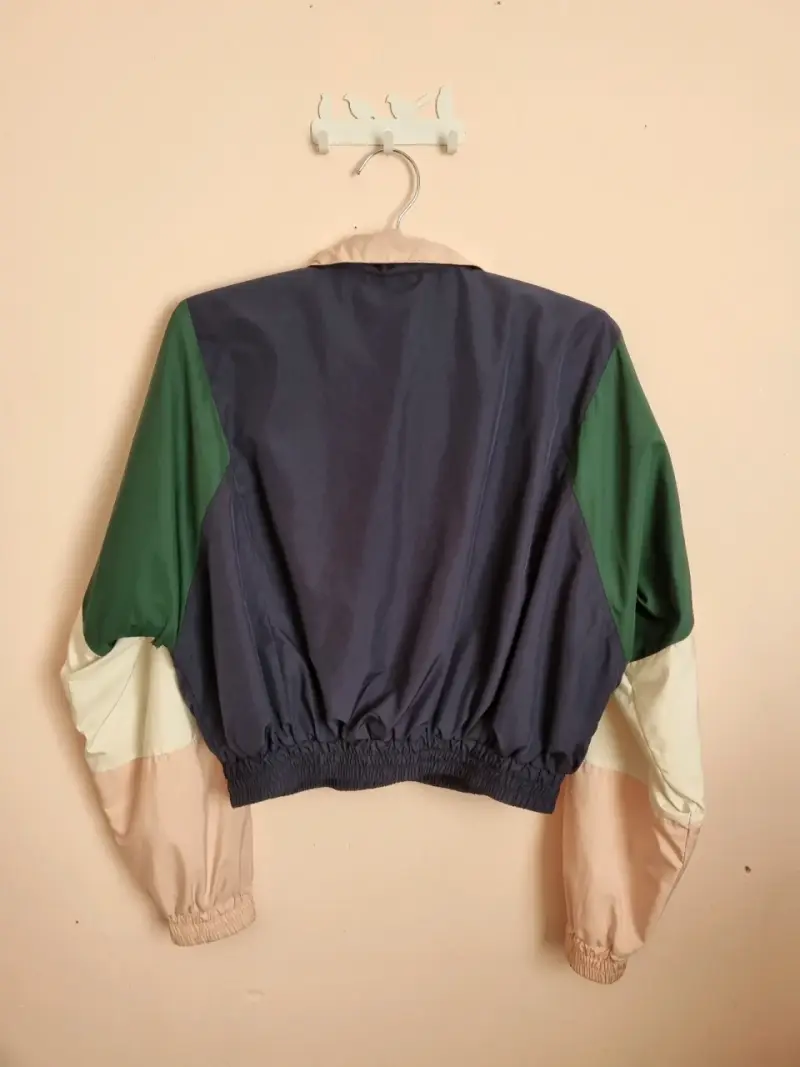 Chaqueta cortaviento multicolor para mujer - 2