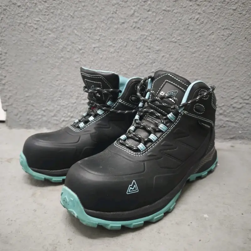 Botas de seguridad impermeables negras mujer 36