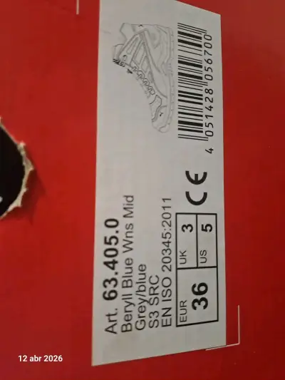 Botas de seguridad Puma Beryll Blue talla 36 - miniatura 1