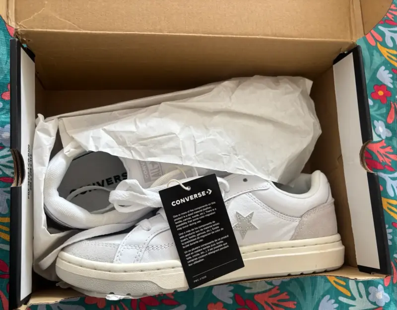 Zapatillas blancas Converse nuevas unisex - 2
