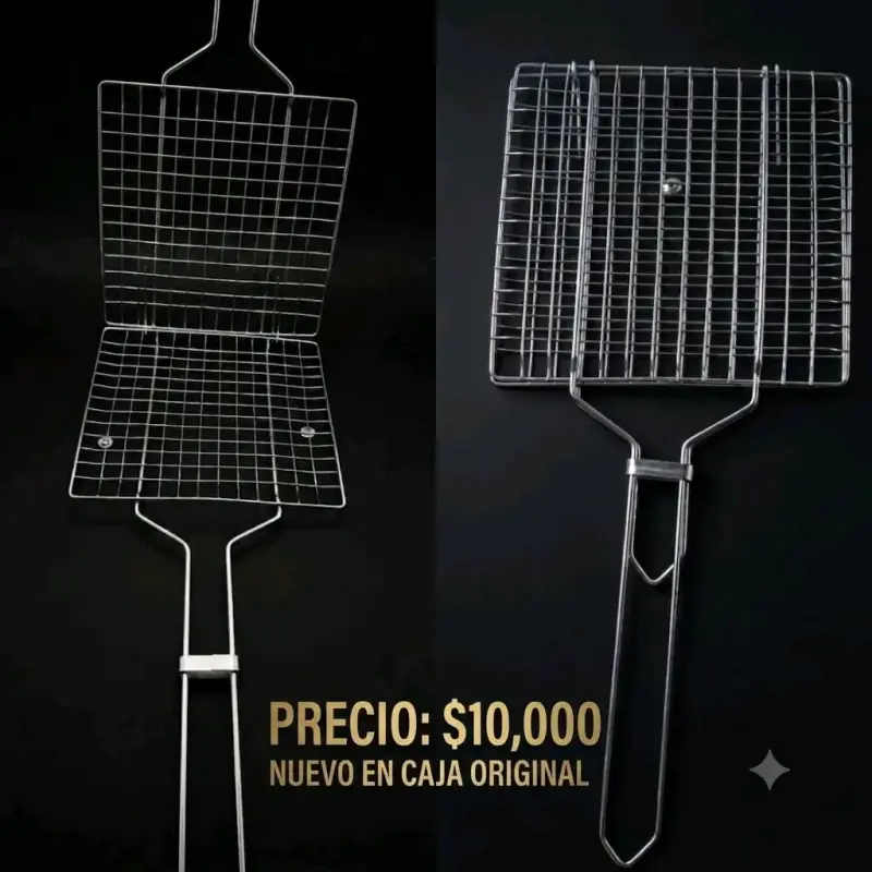 Parrilla para asados de acero inoxidable