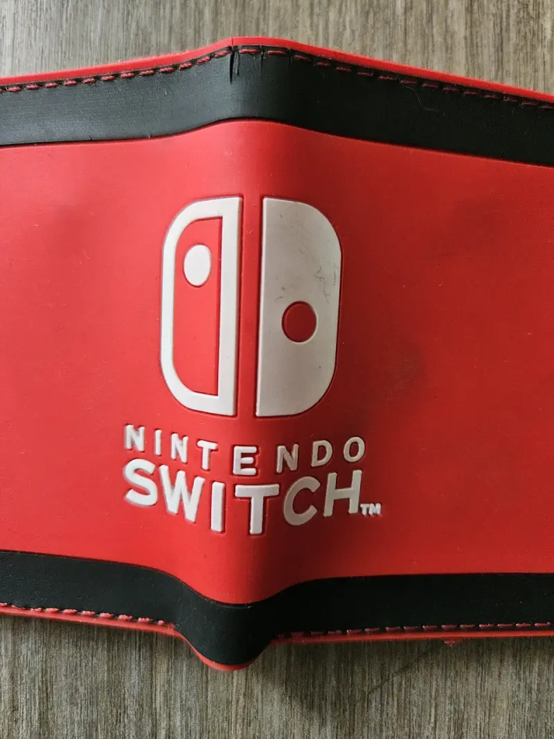 Billetera temática Nintendo Switch roja - 4