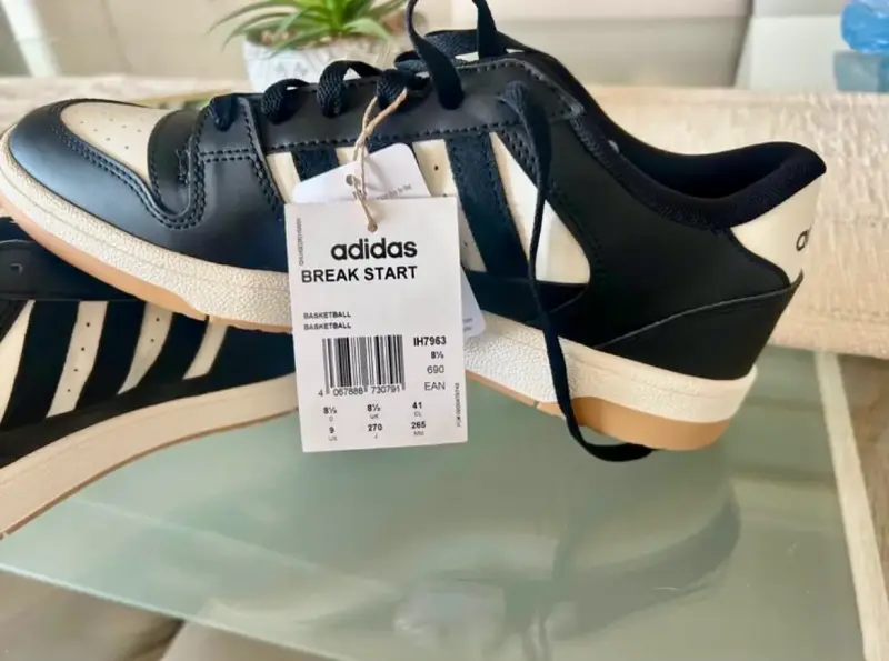 Zapatillas Adidas Break Start negras y blancas - 3