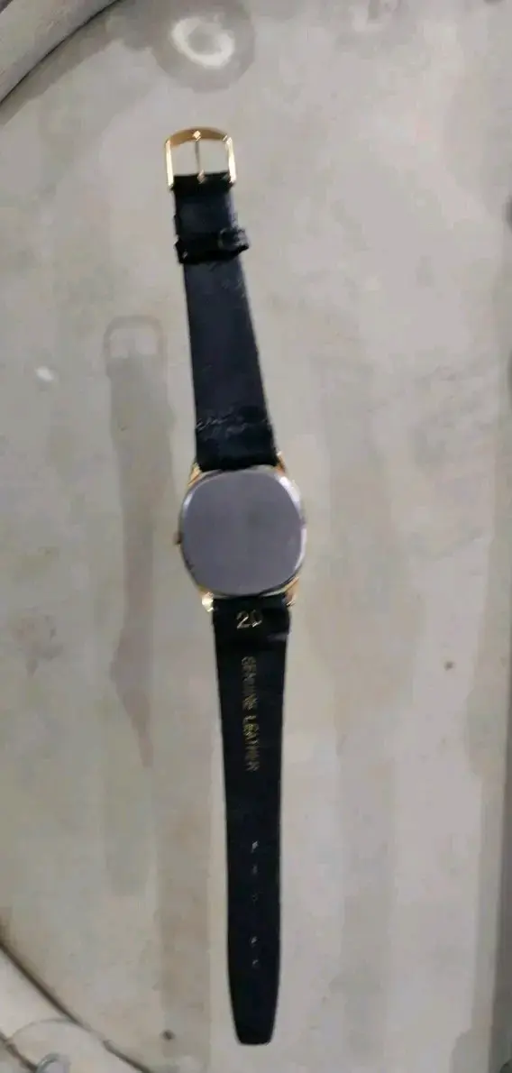Reloj Omega De Ville vintage con correa de cuero - 2