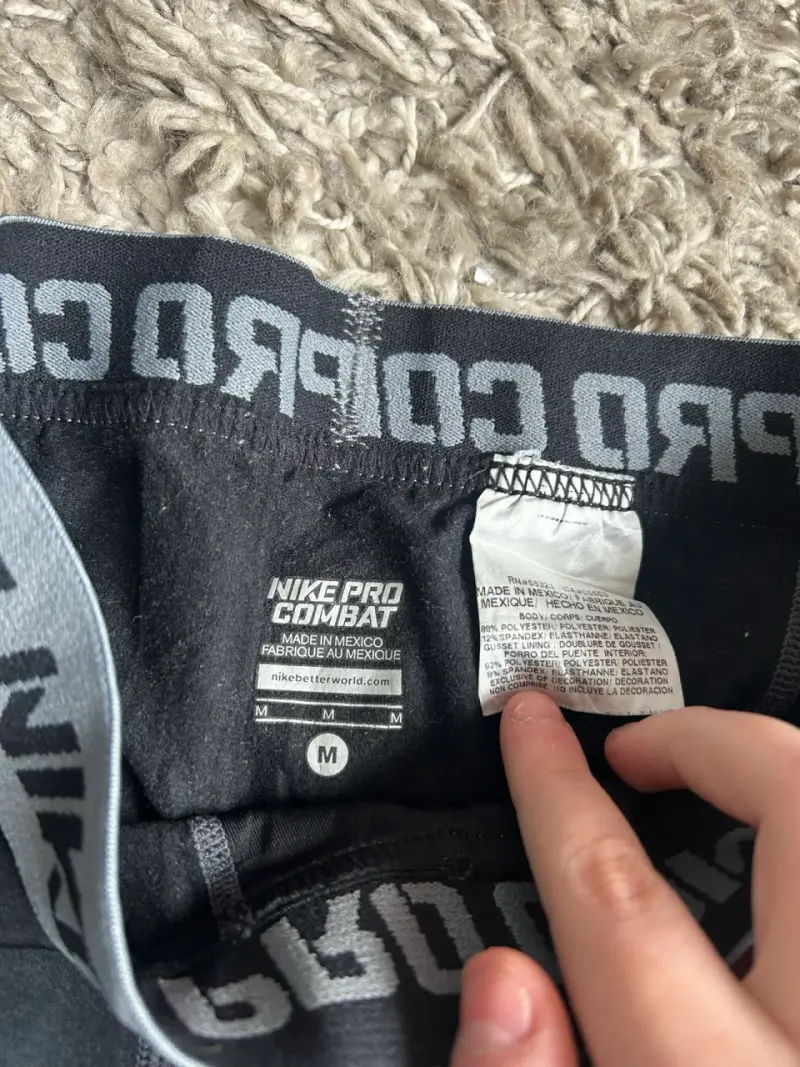 Calzas deportivas Nike Pro Combat negras - 4