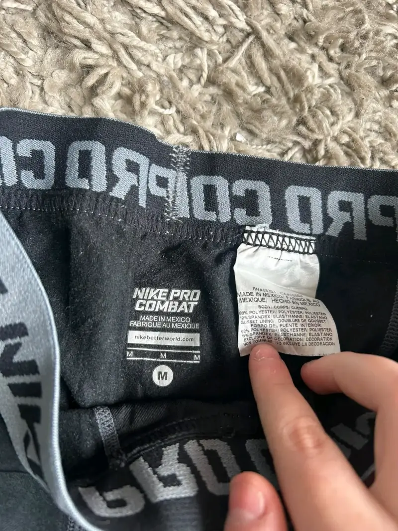 Calzas deportivas Nike Pro Combat negras - 4