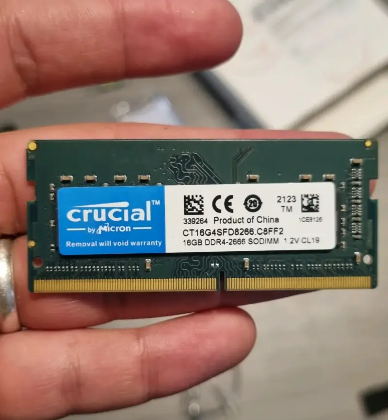 Memoria RAM Crucial 16GB DDR4-2666 SODIMM