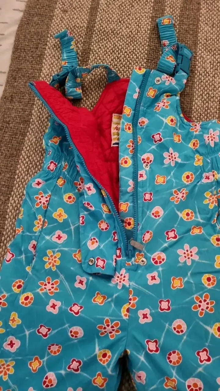 Jardinera de nieve infantil con estampado floral - 3