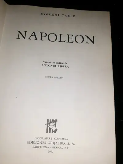 Libro 'Napoleón' de Evgueni Tarle, sexta edición - miniatura 2