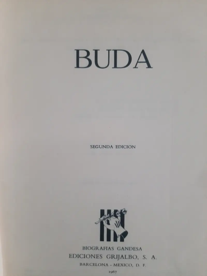 Libro 'Buda' de A. Foucher, segunda edición - 2