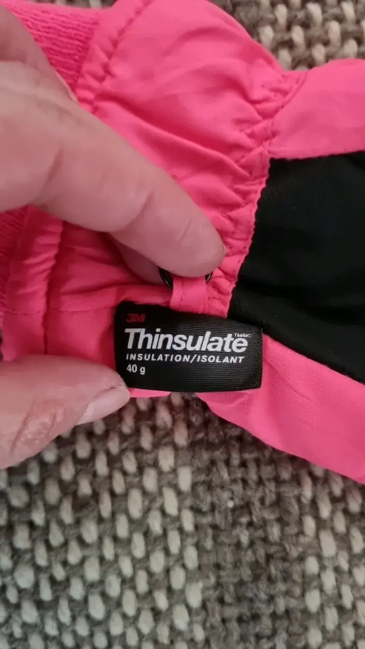 Guantes de invierno para niños color rosa - 4