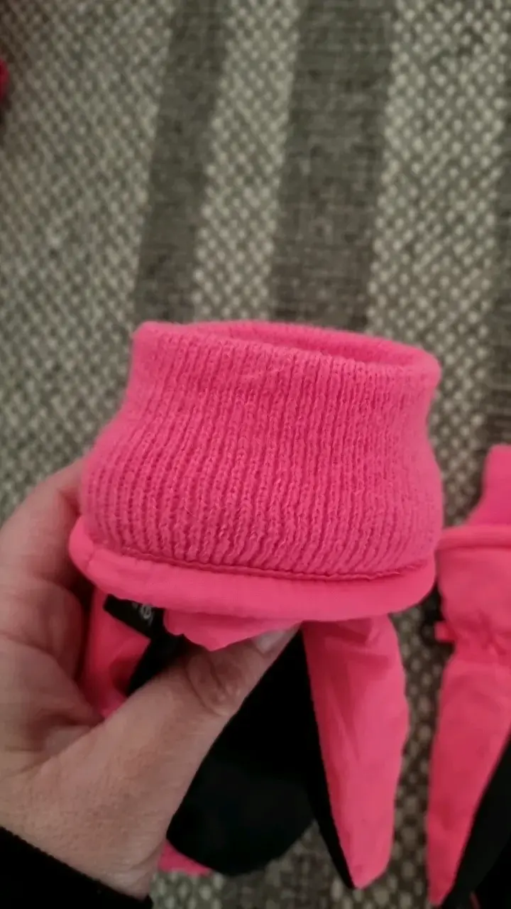Guantes de invierno para niños color rosa - 5