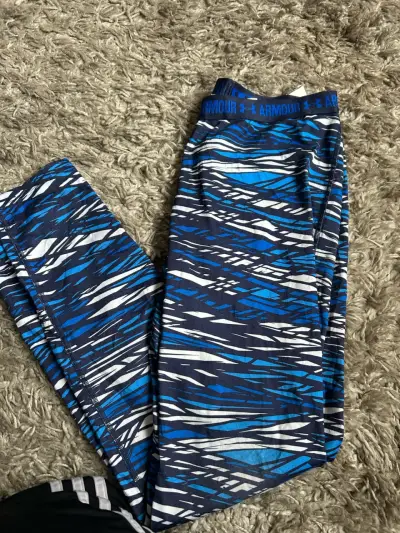 Leggings deportivos Under Armour estampados azules - miniatura 1