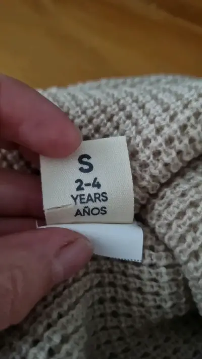 Gorro de lana beige para niños Colloky - miniatura 3