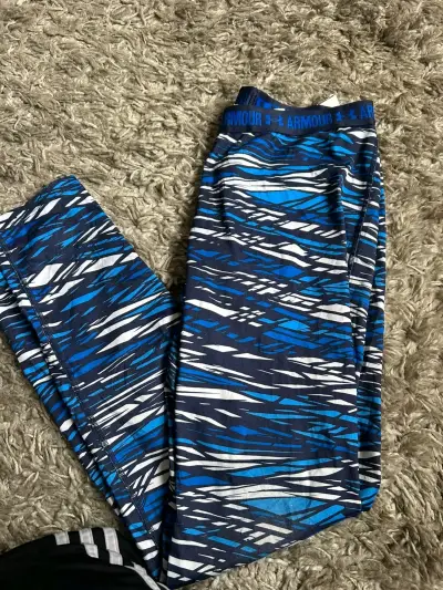 Leggings deportivos Under Armour estampados azules - miniatura 1