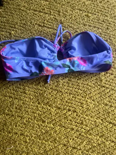 Top de bikini strapless floral Sybilla - miniatura 3