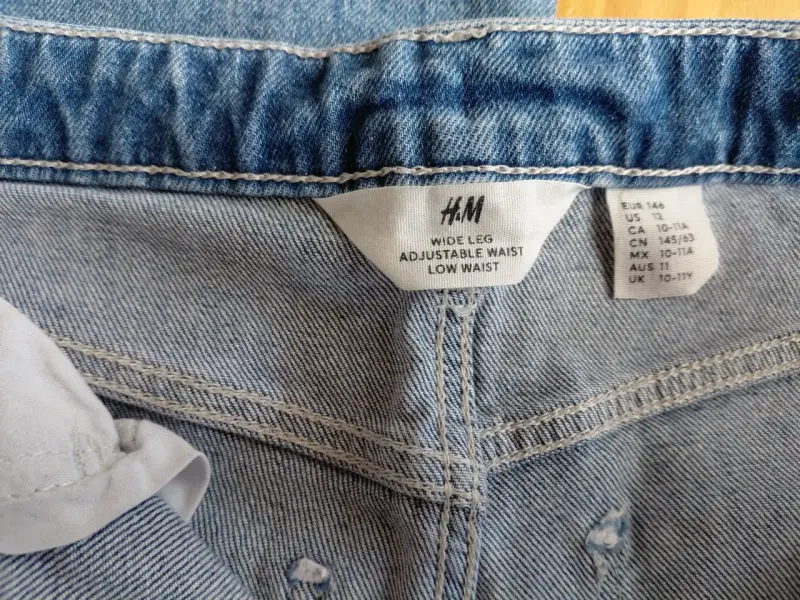 Jeans de niña  H&M con perlas decorativas - 4