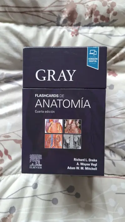 Flashcards de Anatomía Gray Cuarta Edición - miniatura 1