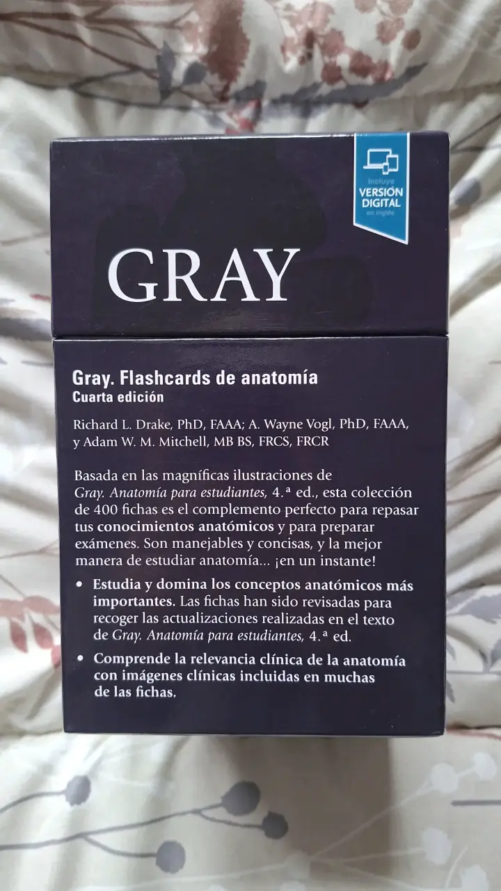 Flashcards de Anatomía Gray Cuarta Edición - 4