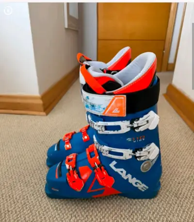 Botas de esquí Lange RS 130 azul para adulto - miniatura 5