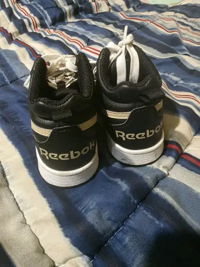 Zapatillas deportivas negras Reebok para niños - miniatura 1