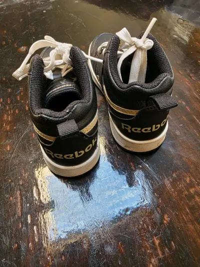 Zapatillas deportivas negras Reebok para niños - miniatura 2