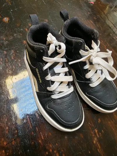 Zapatillas deportivas negras Reebok para niños - miniatura 3