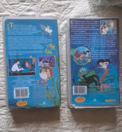 Películas VHS La Sirenita y La Sirenita II Disney - miniatura 2