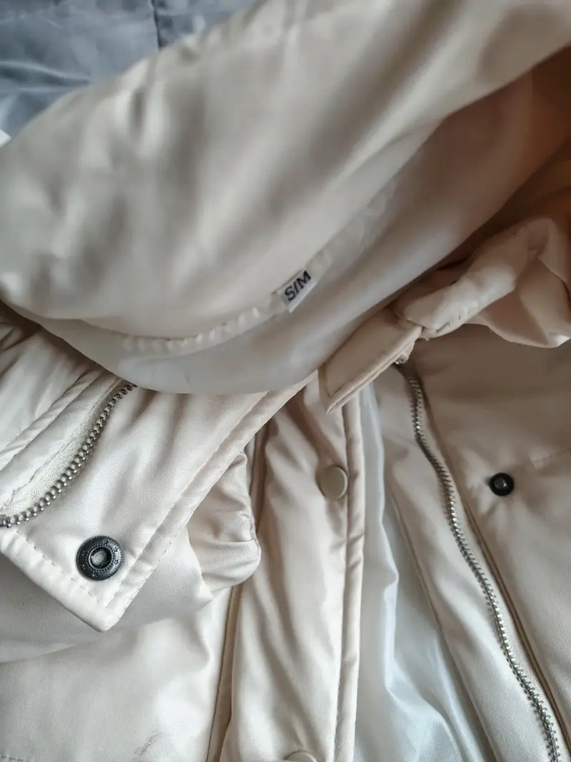 Chaqueta acolchada Puffa beige para mujer - 3