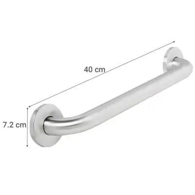 Barra de seguridad para baño de acero inox 40 - miniatura 2