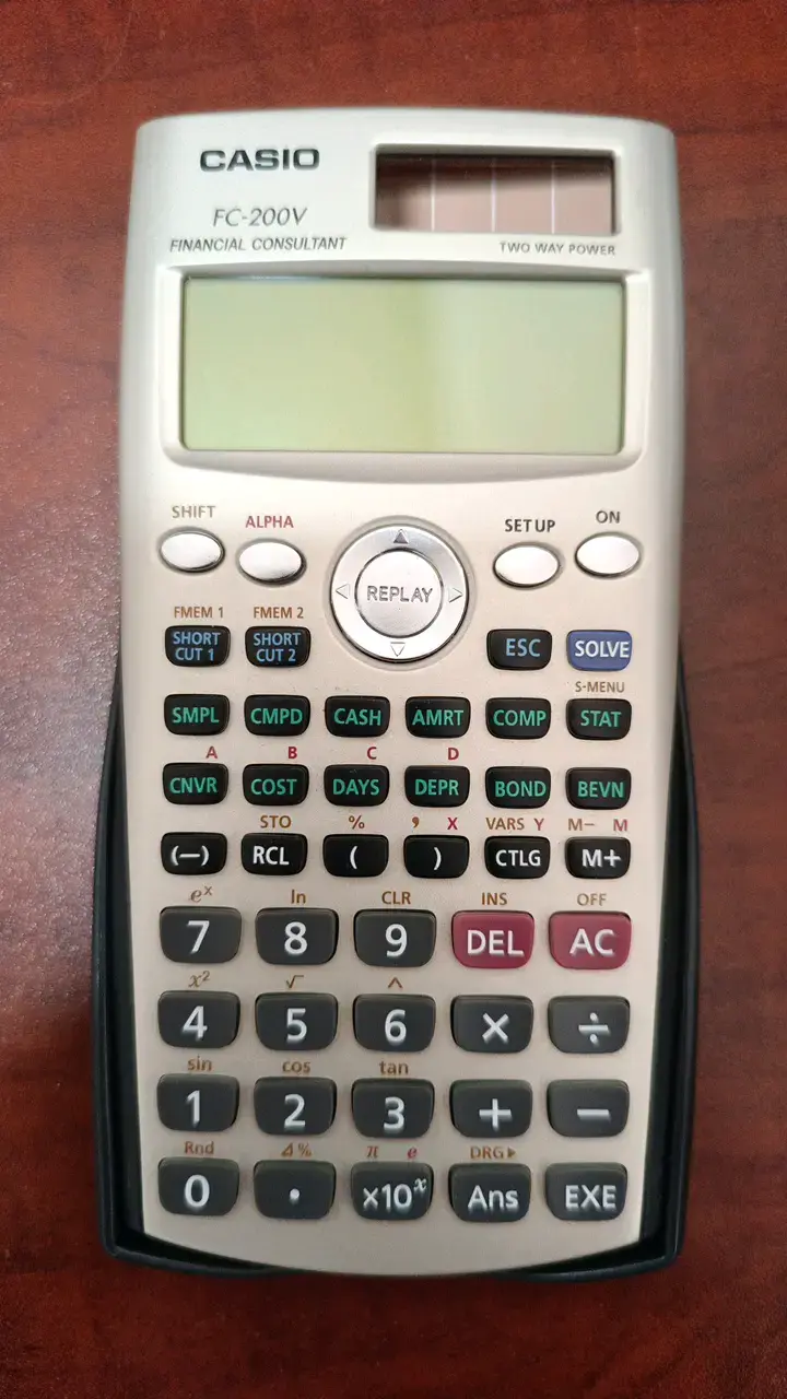 Calculadora Financiera Casio FC-200V - 4