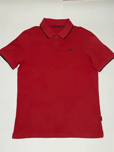 Polera Polo Roja Perry Ellis para Hombre - miniatura 1