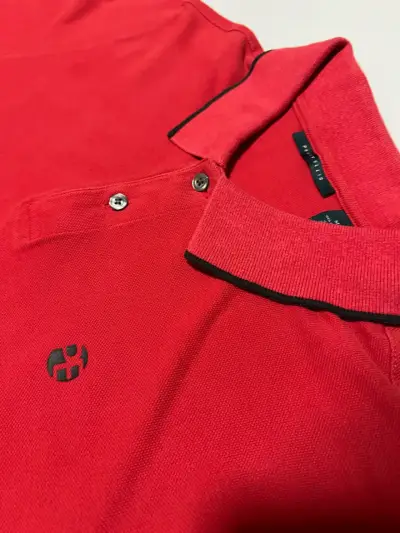 Polera Polo Roja Perry Ellis para Hombre - miniatura 2
