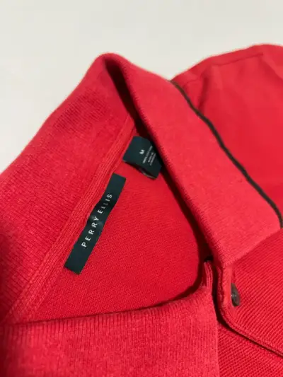Polera Polo Roja Perry Ellis para Hombre - miniatura 3