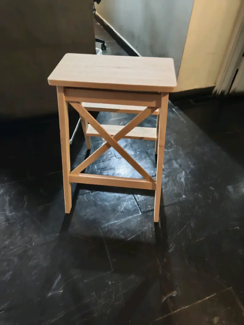 Escalera de madera plegable para hogar - 3