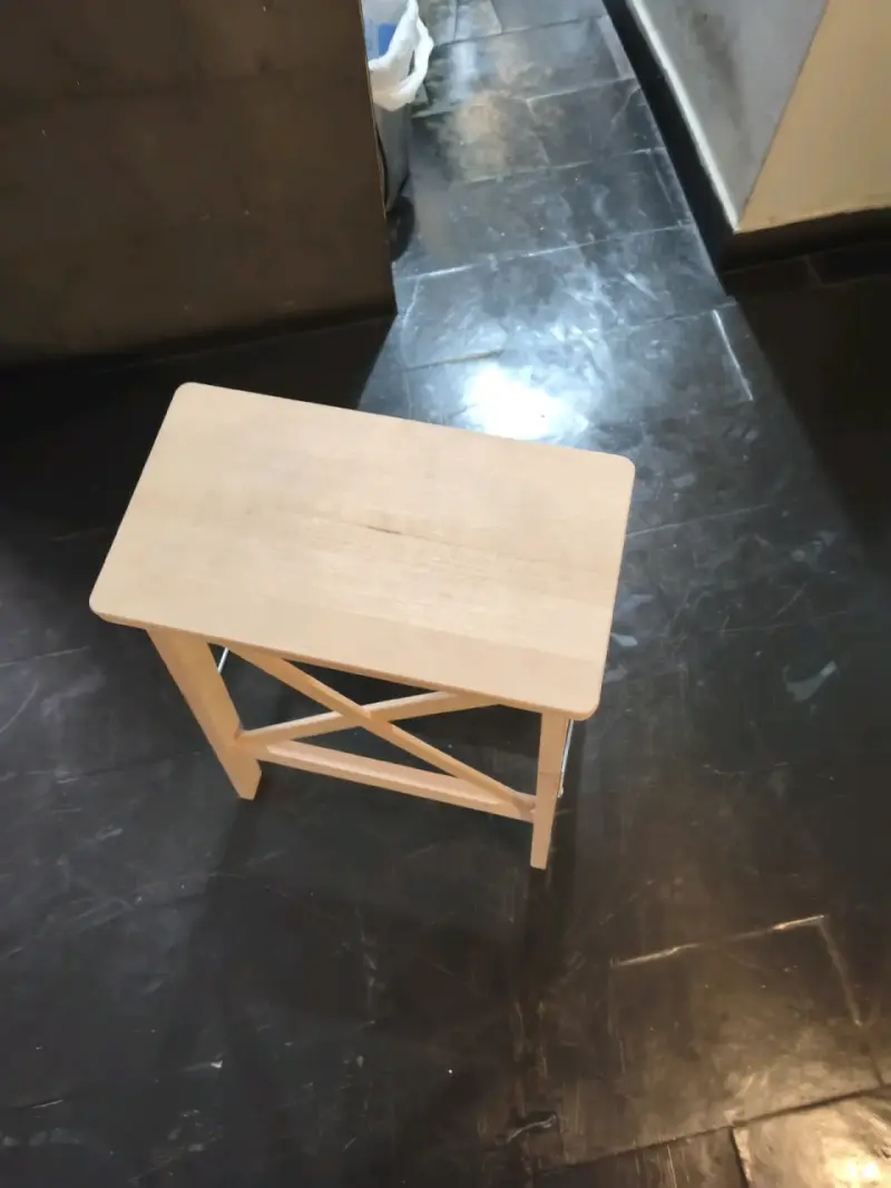 Escalera de madera plegable para hogar - 4