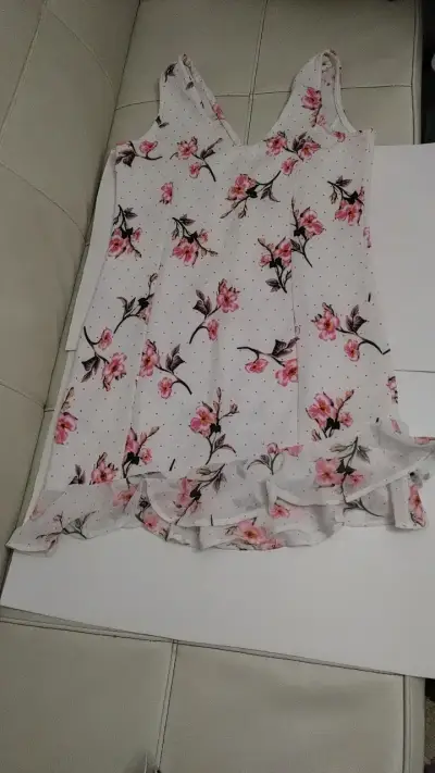 Vestido floral sin mangas para mujer M - miniatura 1