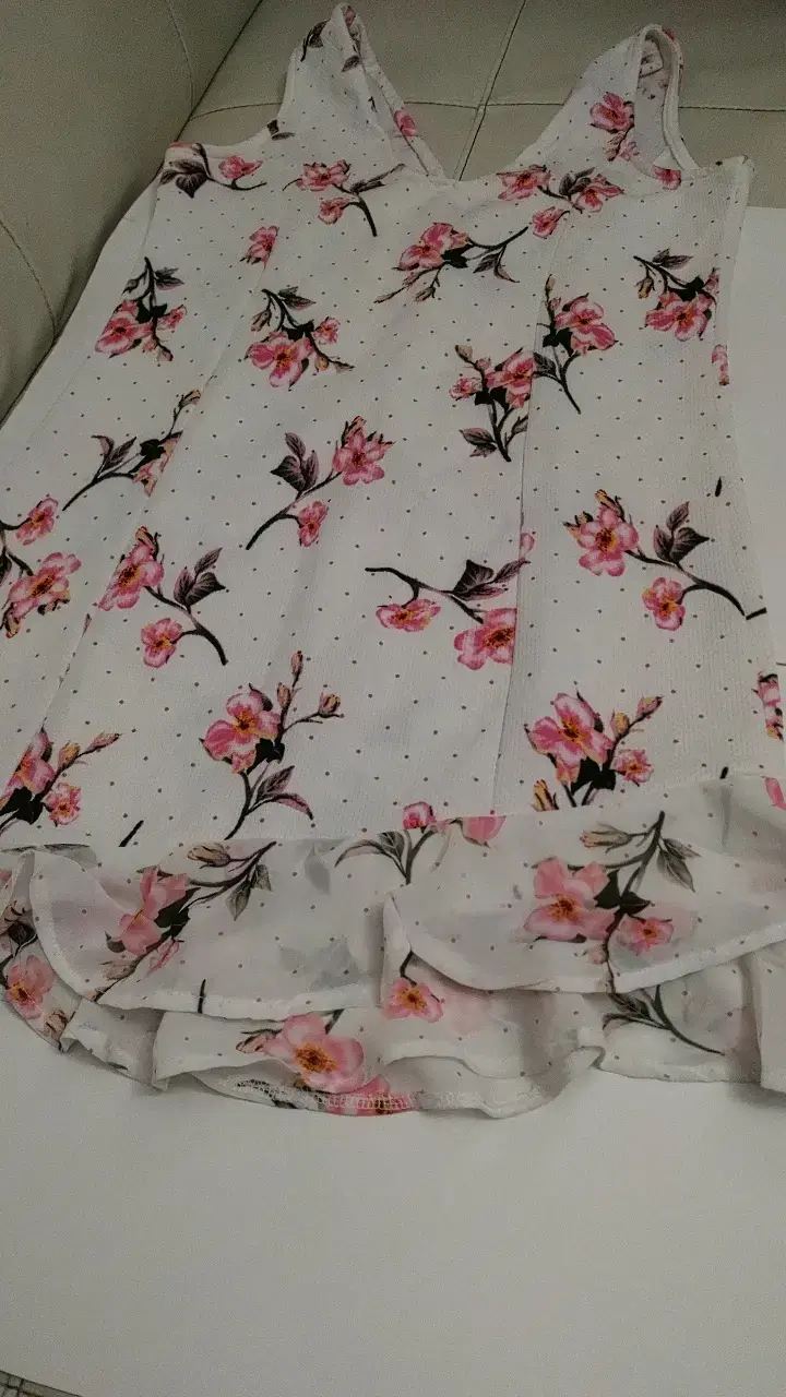 Vestido floral sin mangas para mujer M - 2