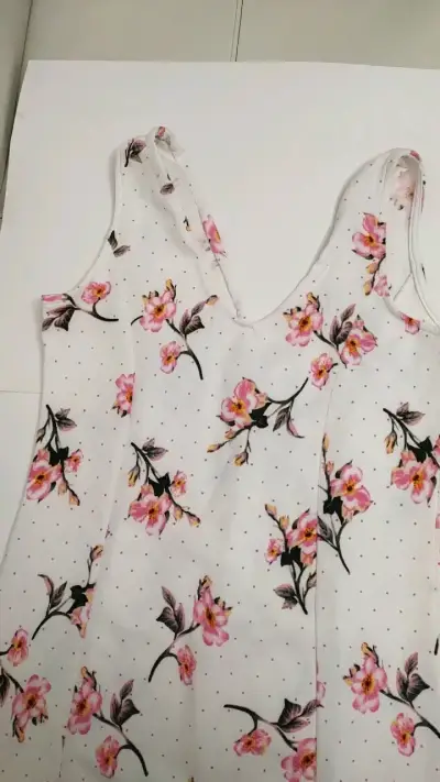 Vestido floral sin mangas para mujer M - miniatura 3