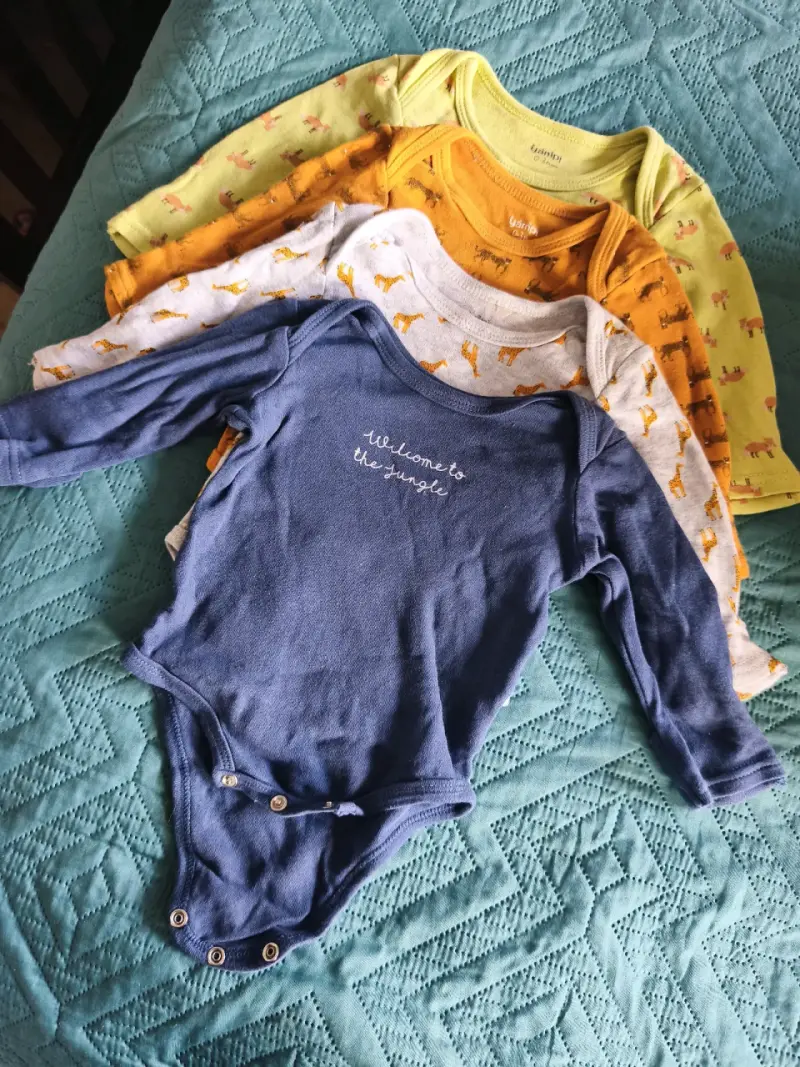 Conjunto de bodies para bebé Yamp estampados