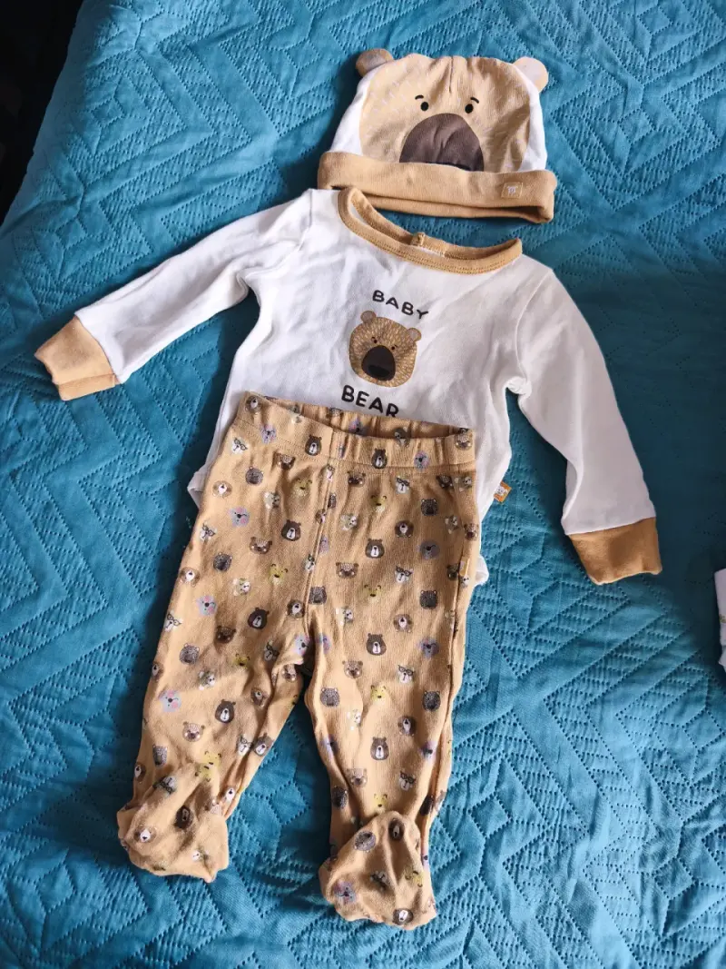 Conjunto de bebé Baby Bear con gorro y pantalón